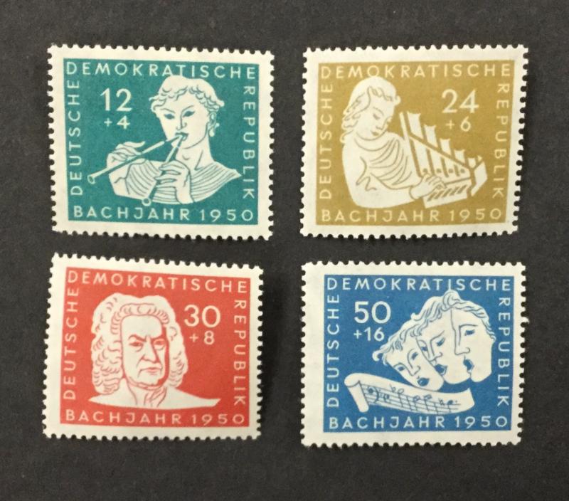 (BJ Stamps) GERMANY DDR, B17-B20, set of 4. FVF, MNH. CV $29.50.