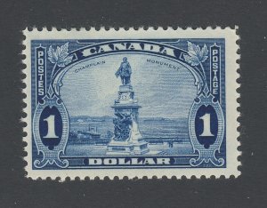 Canada Stamp #227-$1.00 Champlain Monument MH F/VF Guide Value = $52.50