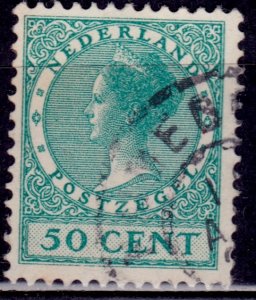 Netherlands, 1926-39, Wilhelmina III, 50c, sc#192, used
