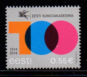 Estonia Sc 767 2014 Academy of Arts stamp mint NH