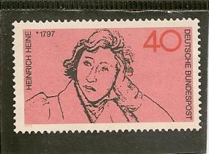 Germany Scott 1098  Poet     Used