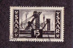 Germany (Saar) Scott #241 Used