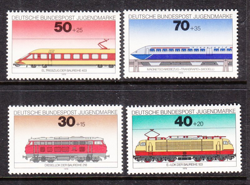 Germany B517-B520 Trains MNH VF