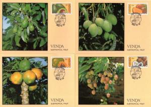 Venda - 1983 Subtropical Fruit Maxi Card Set SG 83-86