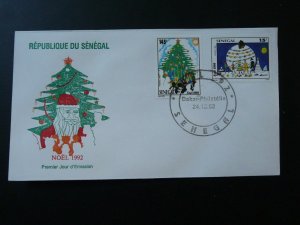 Christmas 1992 FDC Senegal 81087