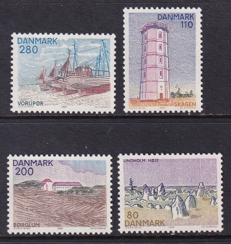 Denmark 666-669 MNH VF