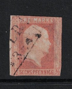 Prussia SC# 2 Used / Close Margins - S18366