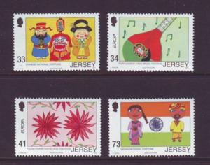 Jersey Sc 1203-6 2006 Europa Multiculturalism stamps mint NH