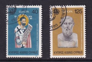 Cyprus  #533-534   used  1980  Europa