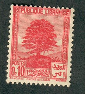 Lebanon #137 Mint Hinged single