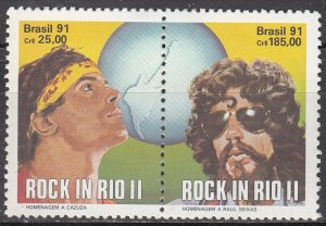 brazil  scott no 2298-99  mh