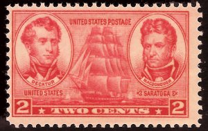 Scott 791   2c Army-Navy Single MNH