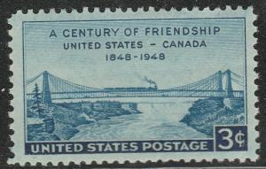 US 961 US Canada Friendship 3c single (1 stamp) MNH 1948