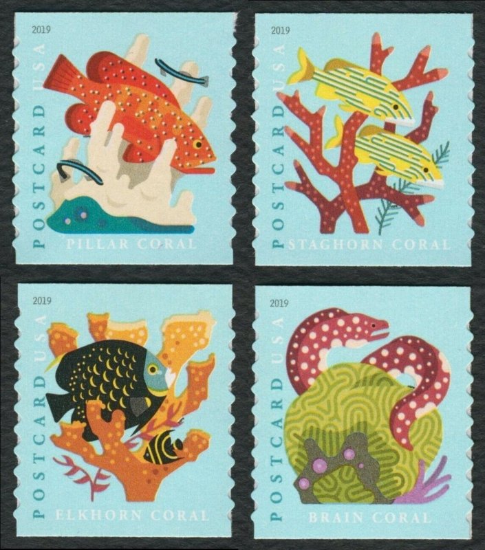 #5367-5370 Coral Reefs, Singles, Mint **ANY 5=FREE SHIPPING**