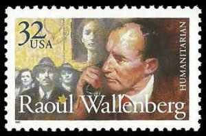 PCBstamps   US #3135 32c Raoul Wallenberg, MNH, (11)