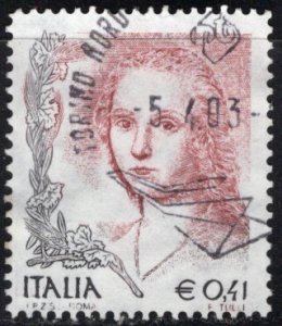 Italy; 2002: Sc. # 2446 O/Used Single Stamp​