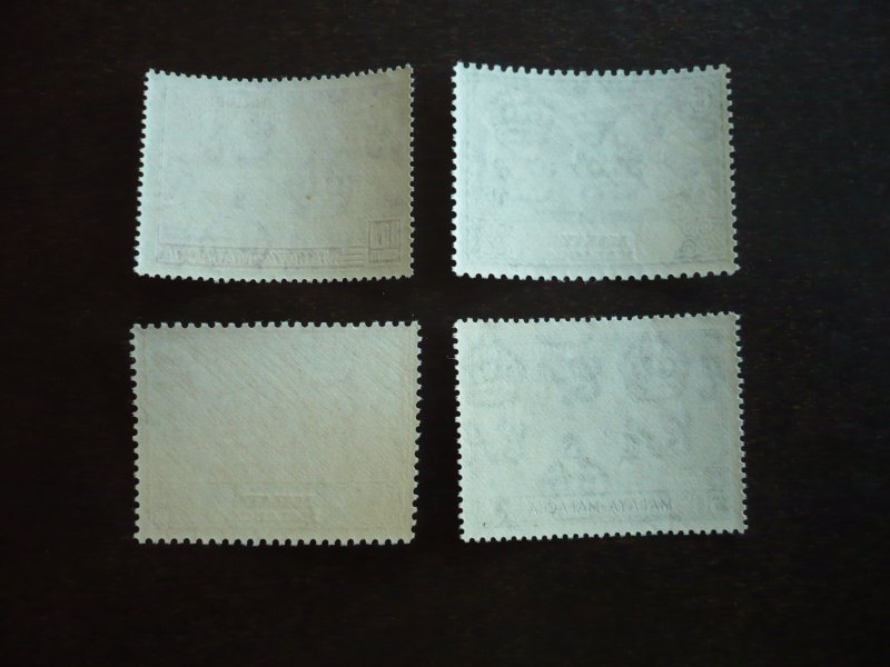 Stamps - Malacca - Scott# 18-21 - Mint Never Hinged Set of 4 Stamps