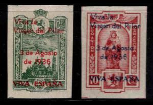 SPAIN Civil War Zaragoza Galvez 788-789 Series 4 MH* set