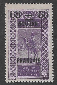 French Sudan (1922) - Scott # 50,  MH
