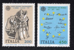 Italy 1932 Set of 2 Europa, Scott 1513-1514 MNH, value = $1.80