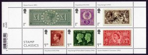 MS4169a 2019 stamp classics miniature sheet barcode UNMOUNTED MINT/MNH