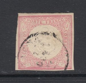 Peru, Scott 12b, used, Thick Paper variety