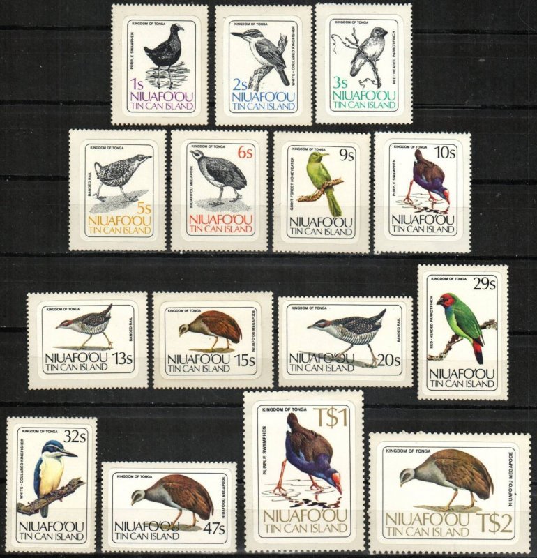 Tonga-Tin Can Island Stamp 27-41  - Birds