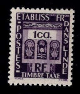 FRENCH INDIA  Scott J19 MNH**  1948 Postage Due  stamp