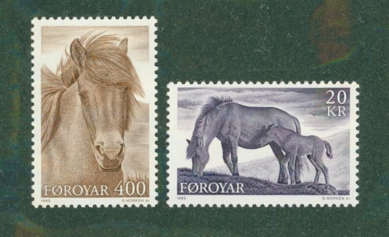 Faroe Island 254-55 MNH CV $6.60 BIN $3.25