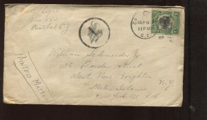 Canal Zone 52 Postage Due Sealed Cover Sent as Printed Matter Rate  941A