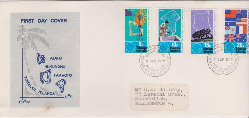 Tokelau Islands 1976 South Pacific Commission First Day Cover