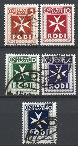 COLLECTION LOT 21964 RHODES #J1-5N MH/USED 1934 CV+$38