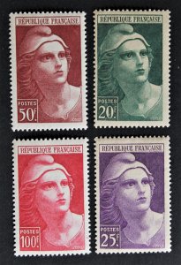 FRANCE 553-56 MNH OG 1945 Marianne Full Set of 4