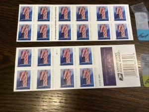 Scott#5345a Flag forever booklet BCA B1111 (20 stamps) MNH 2019-US