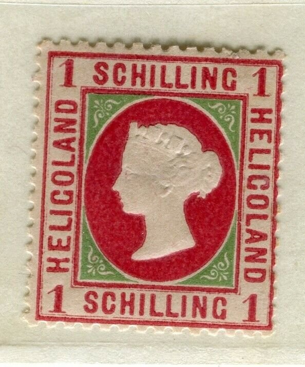 HELIGOLAND; 1870s early classic QV issue Mint hinged 1sc. value