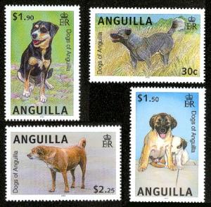 ANGUILLA 4 SETS DOGS