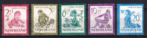 Netherlands 1950 Children Stamps Mi. 565 /9 Used