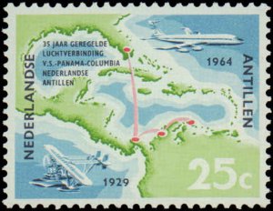 Netherlands Antilles #286-287, Complete Set(2), 1964, Never Hinged