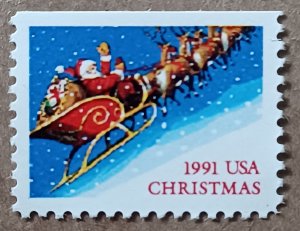 United States #2585 (29c) Santa & Sleigh MNH (1991)