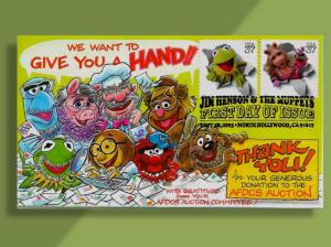 AFDCS Thanks Auction Donors with Committee Caricatured as Muppets!  Kermit!