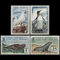 FR.S.& ANTARCT 1960 - Scott# 16-9 Fauna Set of 4 NH