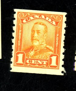 CANADA #160 MINT FVF OG LH Cat $40