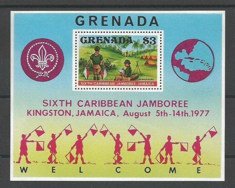 1977 Grenada SS Boy Scout 6th Caribbean Jamboree 