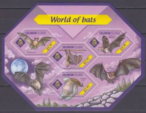 2014 Solomon Islands 2642-2645KL The bats 9,50 €