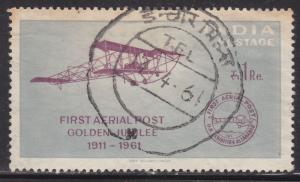 India 338 Golden Jubilee, First Air Mail Flight 1961