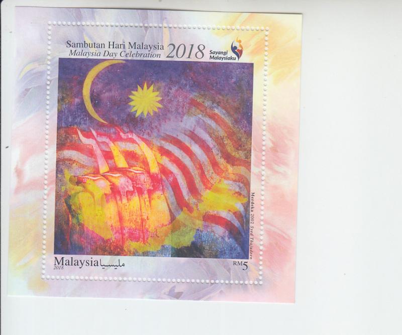 2018 Malaysia Day SS (Scott 1785) MNH