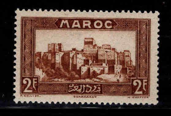 French Morocco Scott 143 MH* 2F stamp