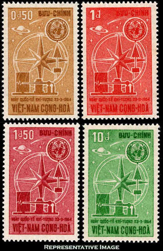 Vietnam Scott 235-238 Mint never hinged.