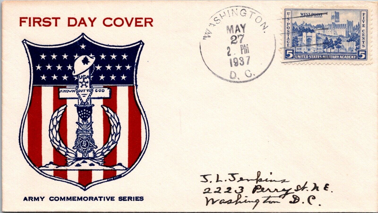 FDC 1934 SC #789 Breker Cachet - Washington DC - Single - F69810 ...