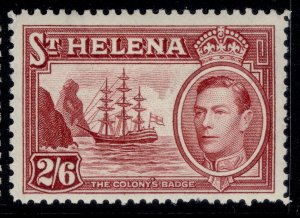 ST. HELENA GVI SG138, 2s 6d maroon, M MINT. Cat £20.